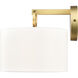 Braxstan Indoor Wall Sconce Wall Light in Vintage Brass